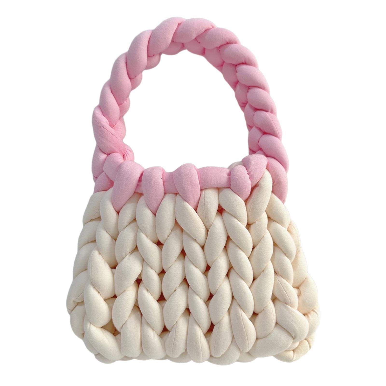 Jumbo Finger Knit Yarn Handbag image