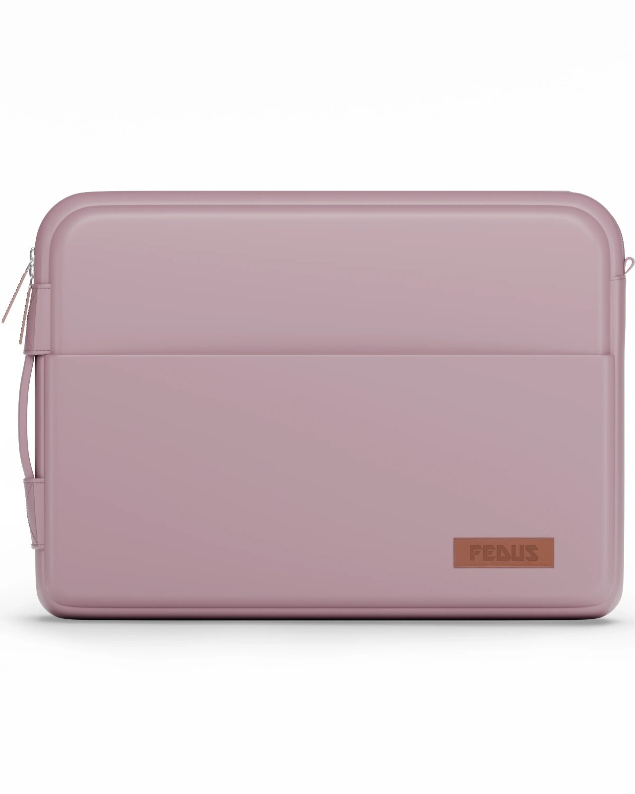 FEDUS ORO Premium Vegan Leather Laptop Sleeve Bag Case, Shockproof Office Laptop Cover Pouch Carrying Bag with Accessory Pocket & Handle for MacBook, HP, Dell, Lenovo, Asus for Men & Women image