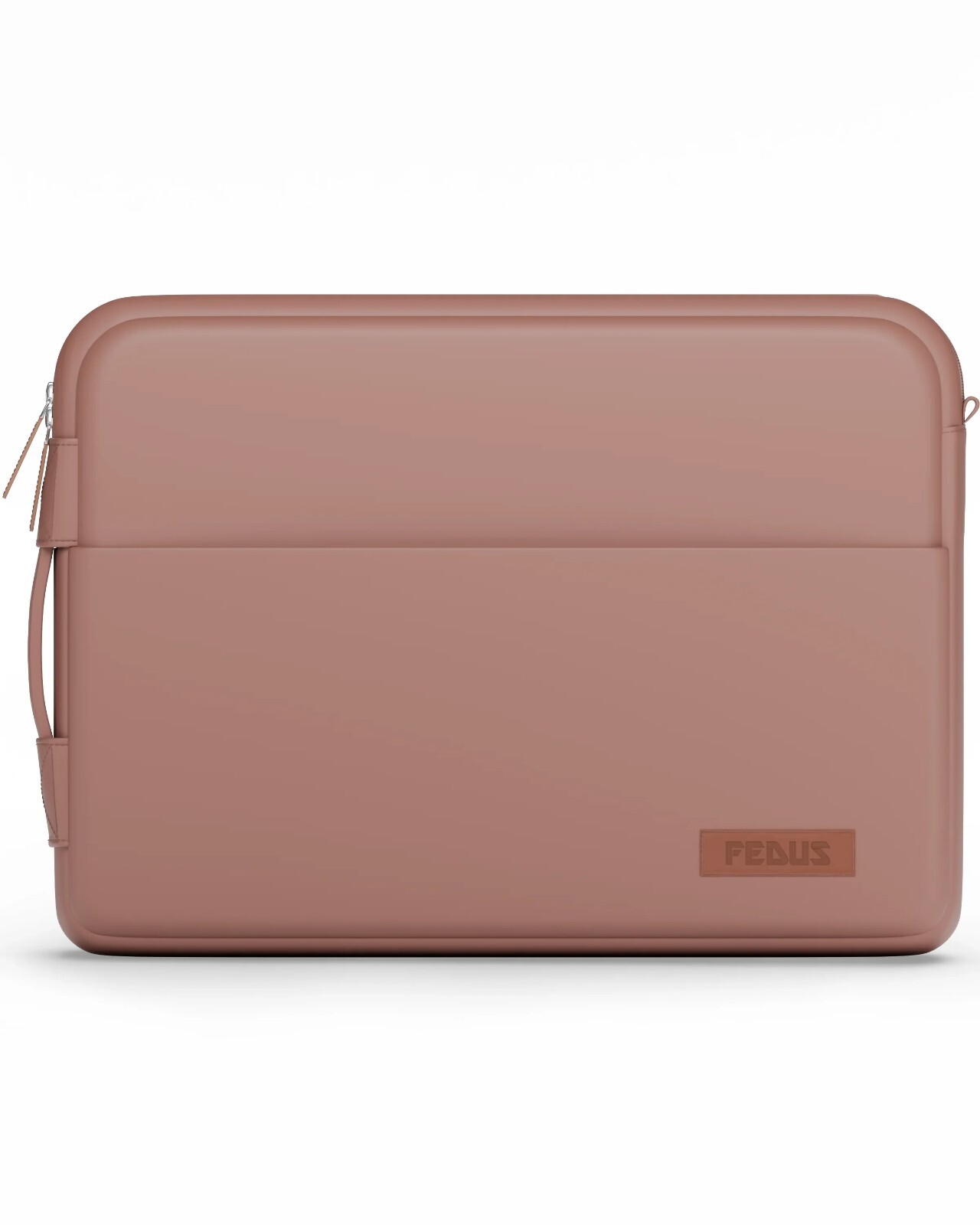 FEDUS ORO Premium Vegan Leather Laptop Sleeve Bag Case, Shockproof Office Laptop Cover Pouch Carrying Bag with Accessory Pocket & Handle for MacBook, HP, Dell, Lenovo, Asus for Men & Women image