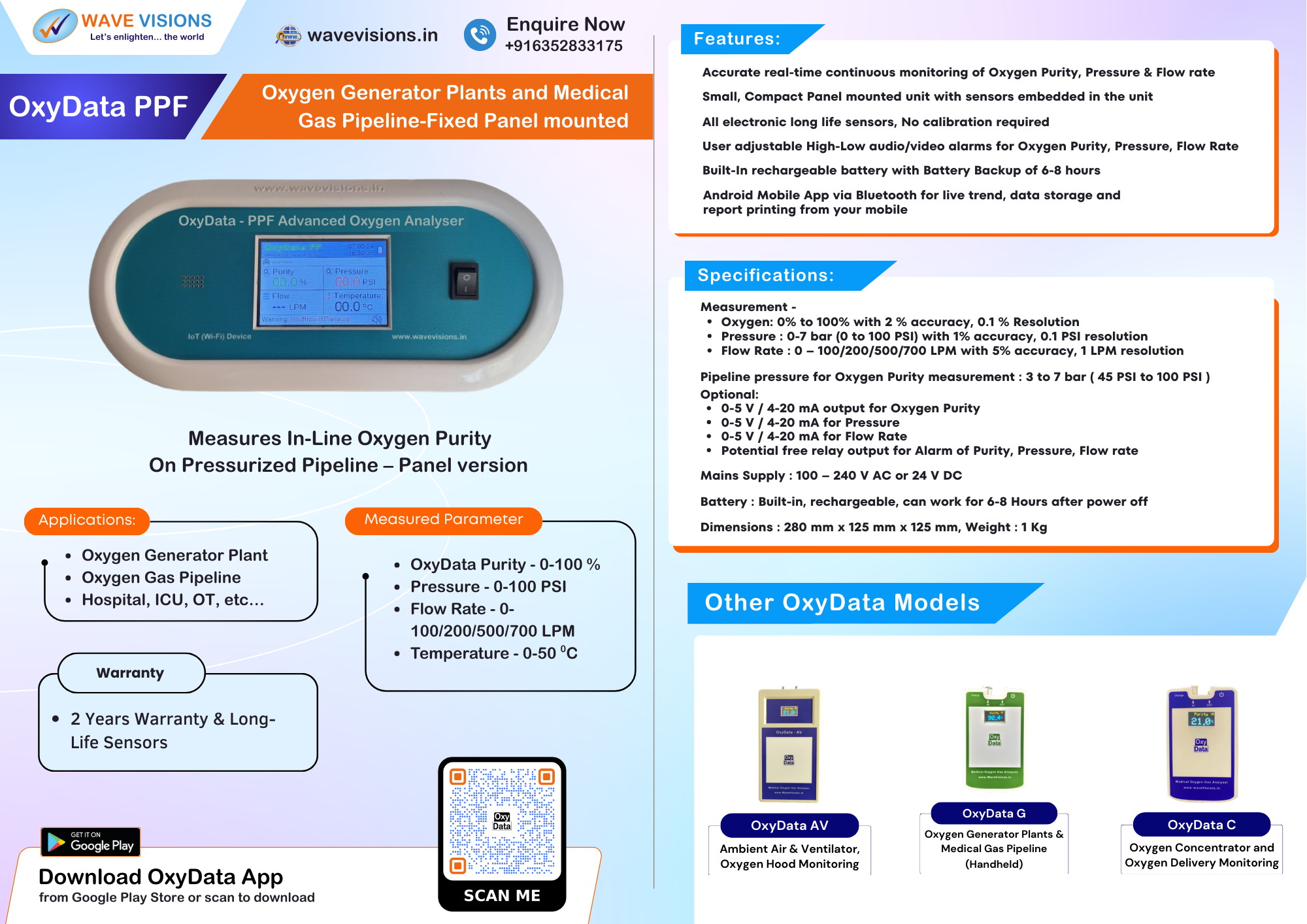 OxyData PPF - Gas Pipeline Oxygen Analyzer image