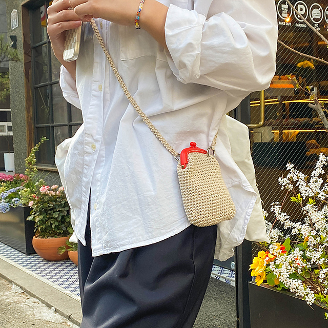 Crochet Mini Sling Bag image