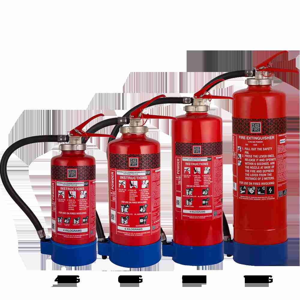 Fire Safety equipment, Fire Extinguisher , ABC, DCP, CO2 type fire extinguisher
