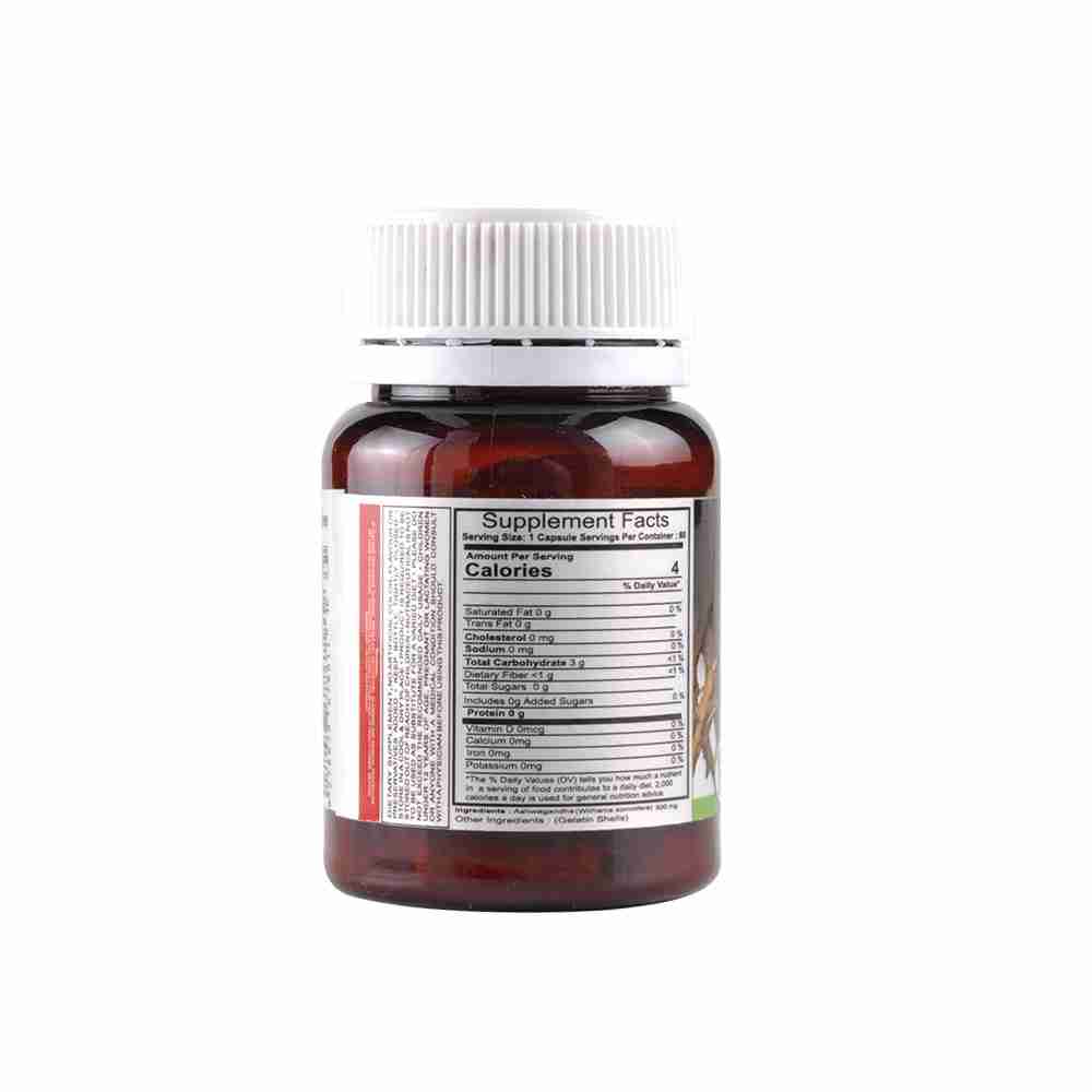 Cipzer Ashwagandha capsule | Helps enhance vigour and vitality(Pack of 1)-30 Capsules image