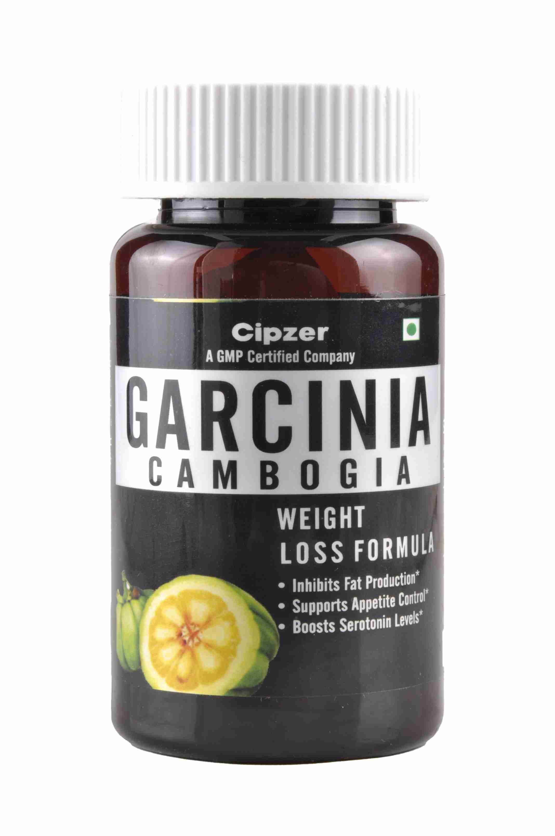 Cipzer Garcinia Cambogia | Helps in reducing weight, abdominal fat and obesity(Pack of 1)-60 Capsule 