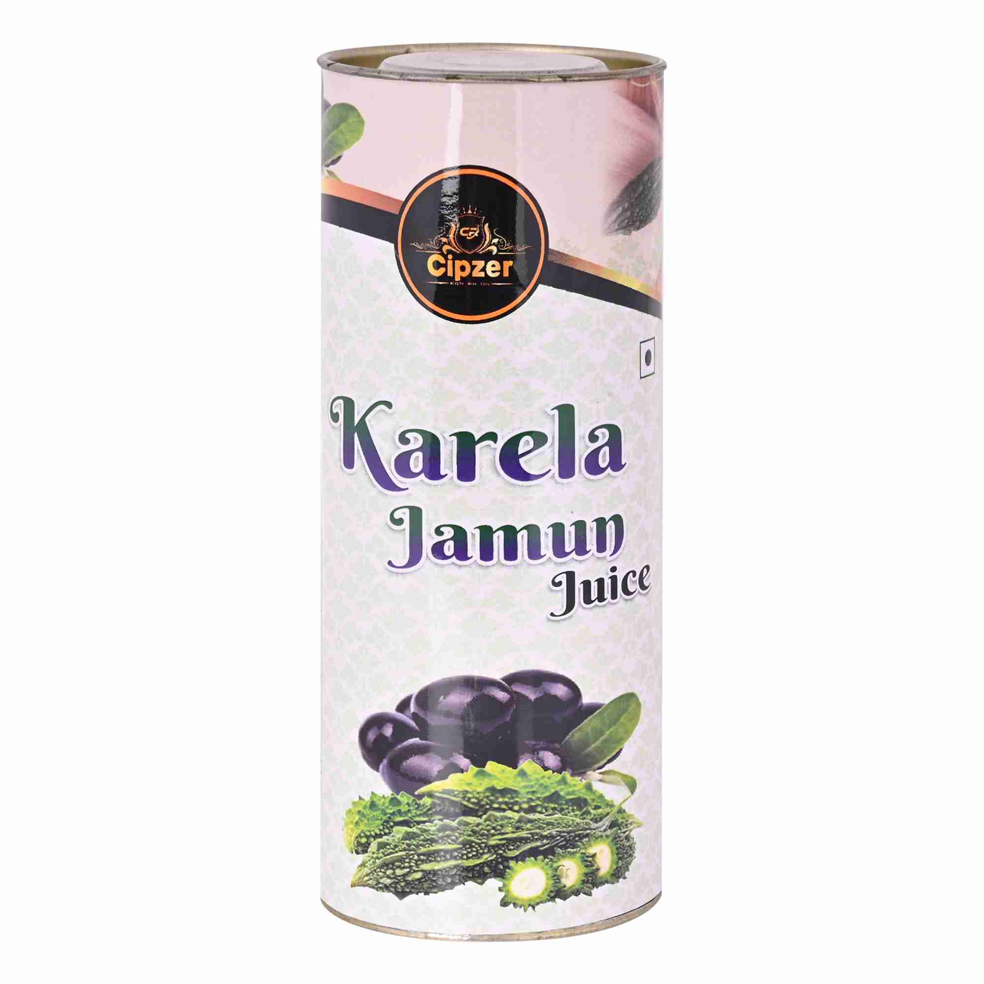 Cipzer Karela Jamun juice | Organically made karela and jamun juice for healthy body and metabolism(Pack of 1)-500ml