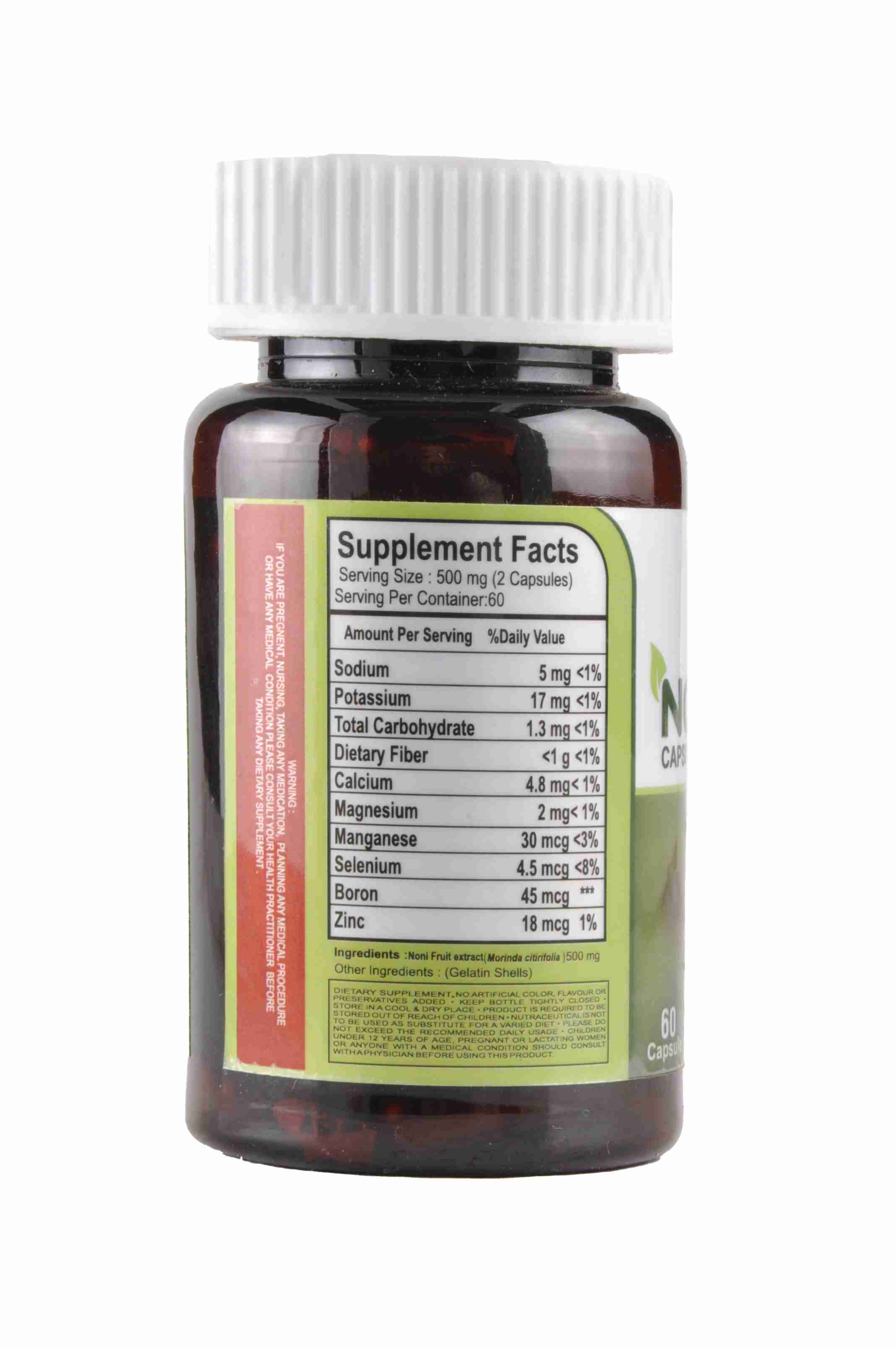 Cipzer Noni Capsule|Prevents Arthiritis|Improves skin quality(Pack of 1)-60 capsules image