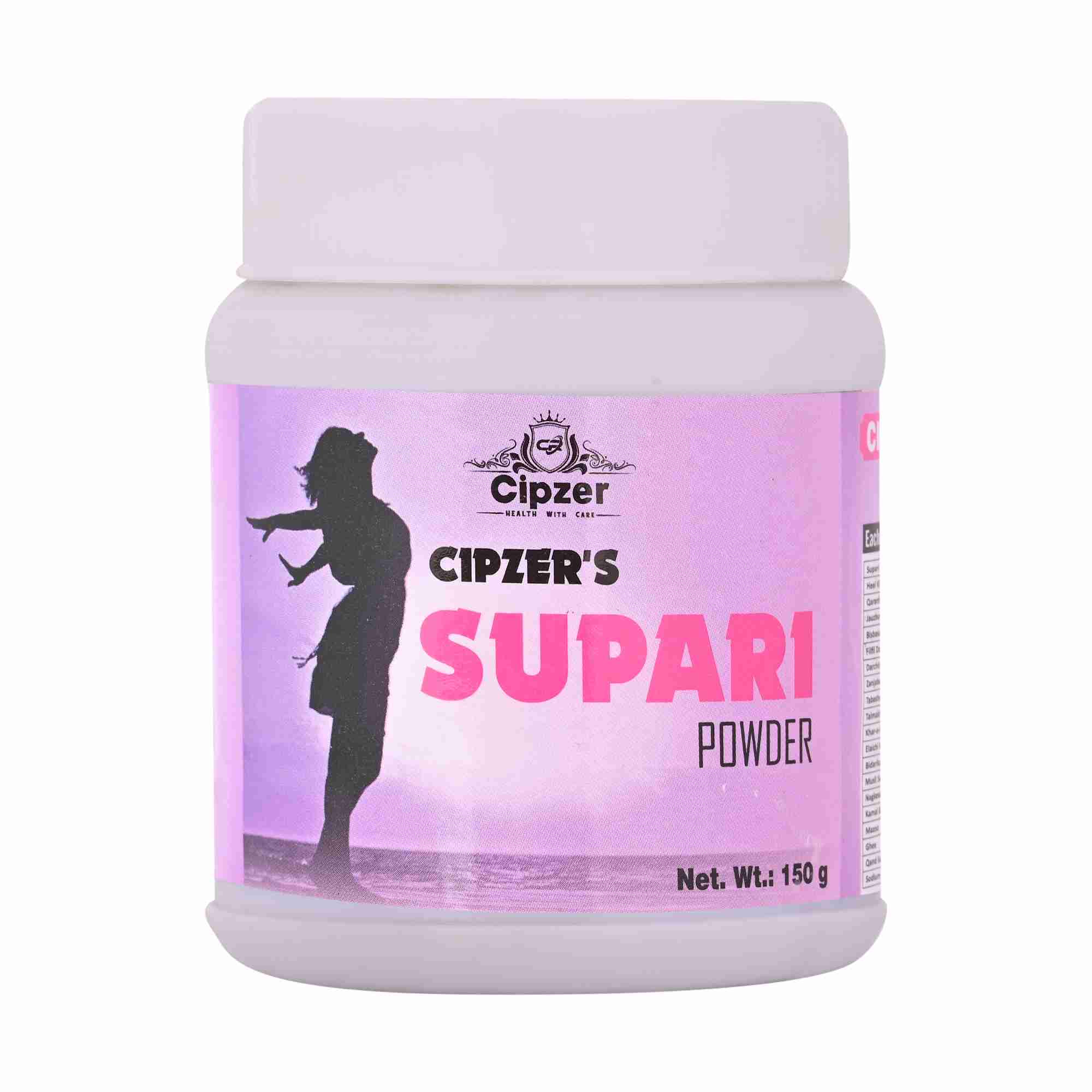 Cipzer Supari Powder | It concentrates the samen in male(Pack of 1)-150 gm