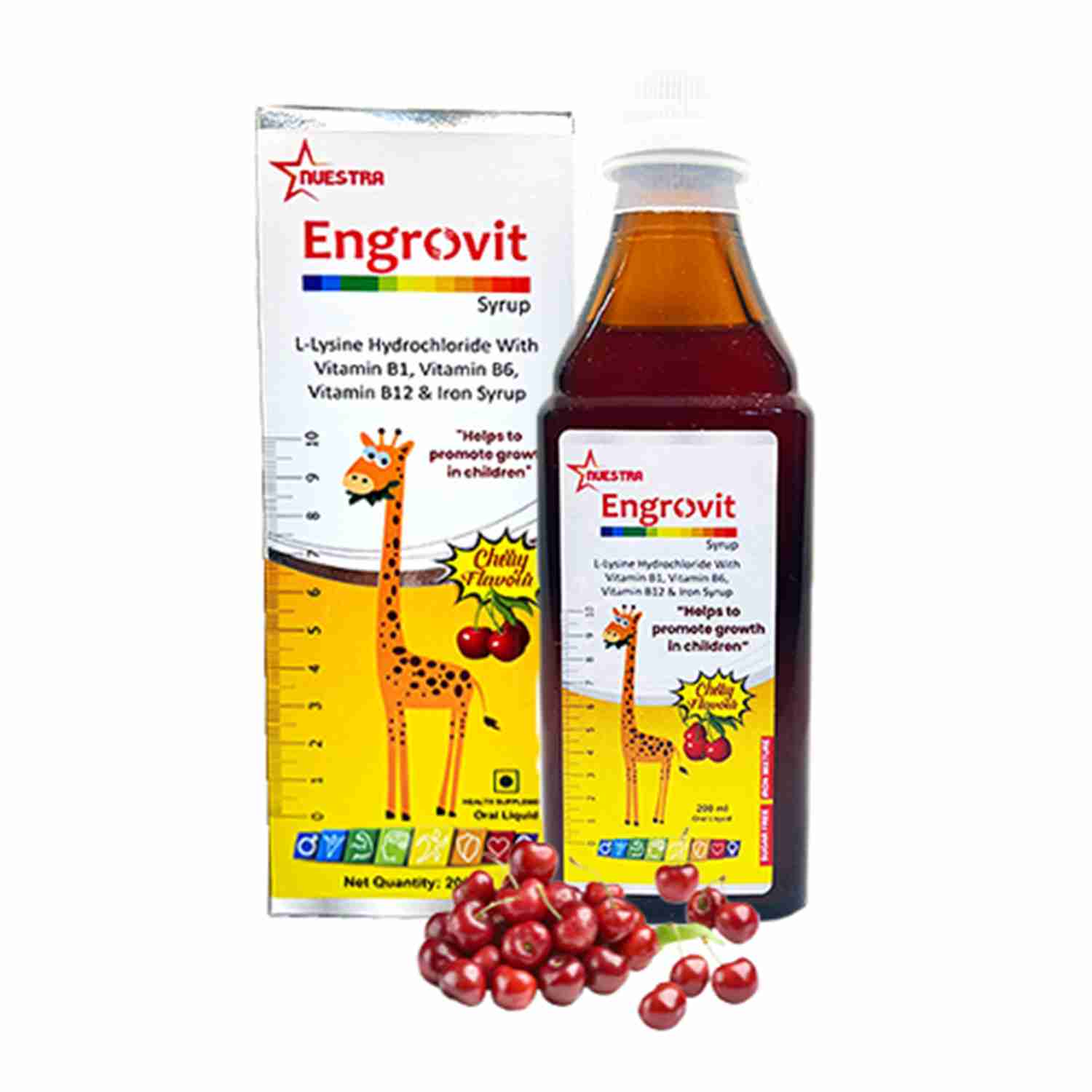 Nuestra Engrovit height growth syrup for child image