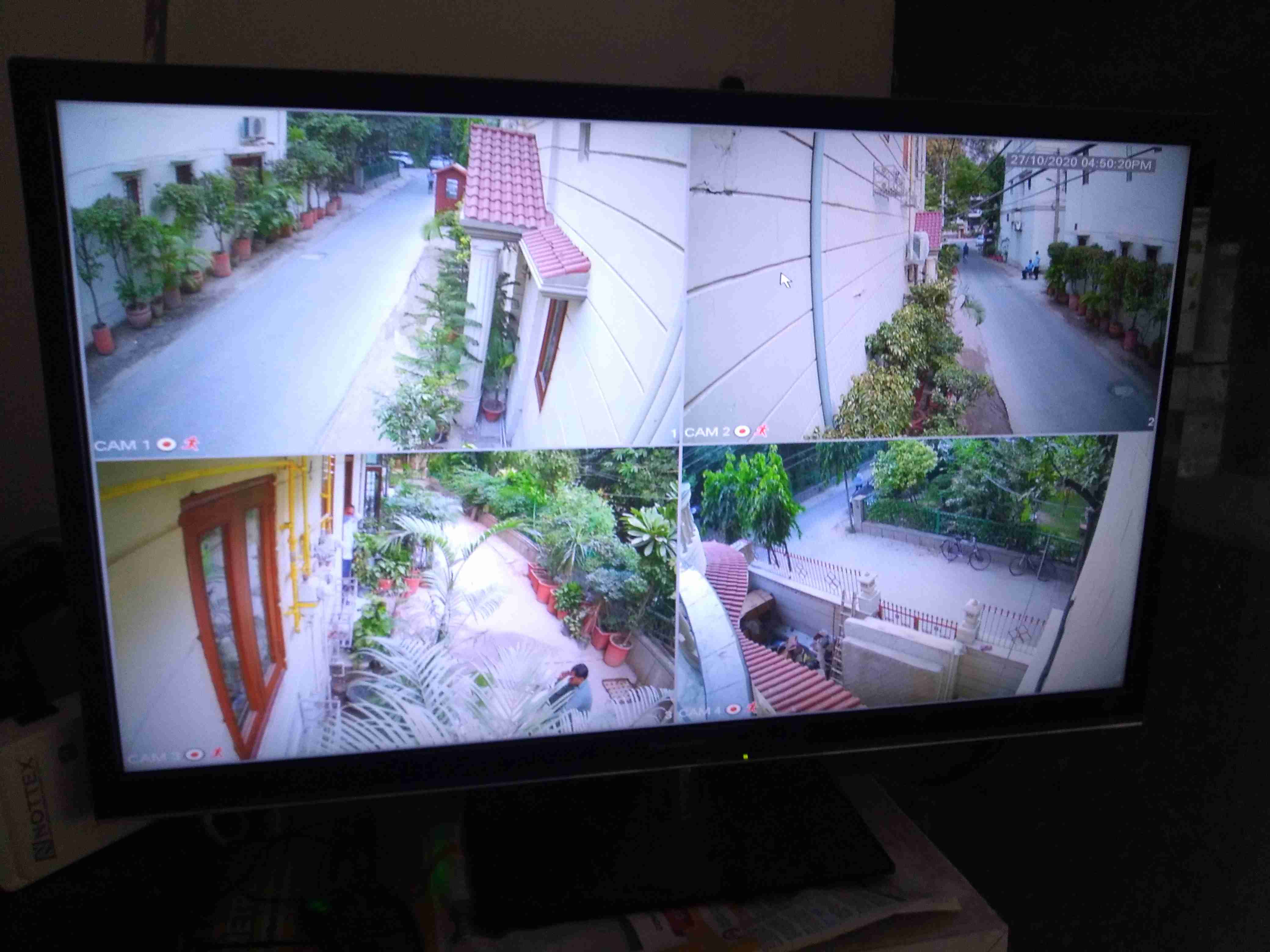 4 Cpplus CCTV Camera Packege installation  image