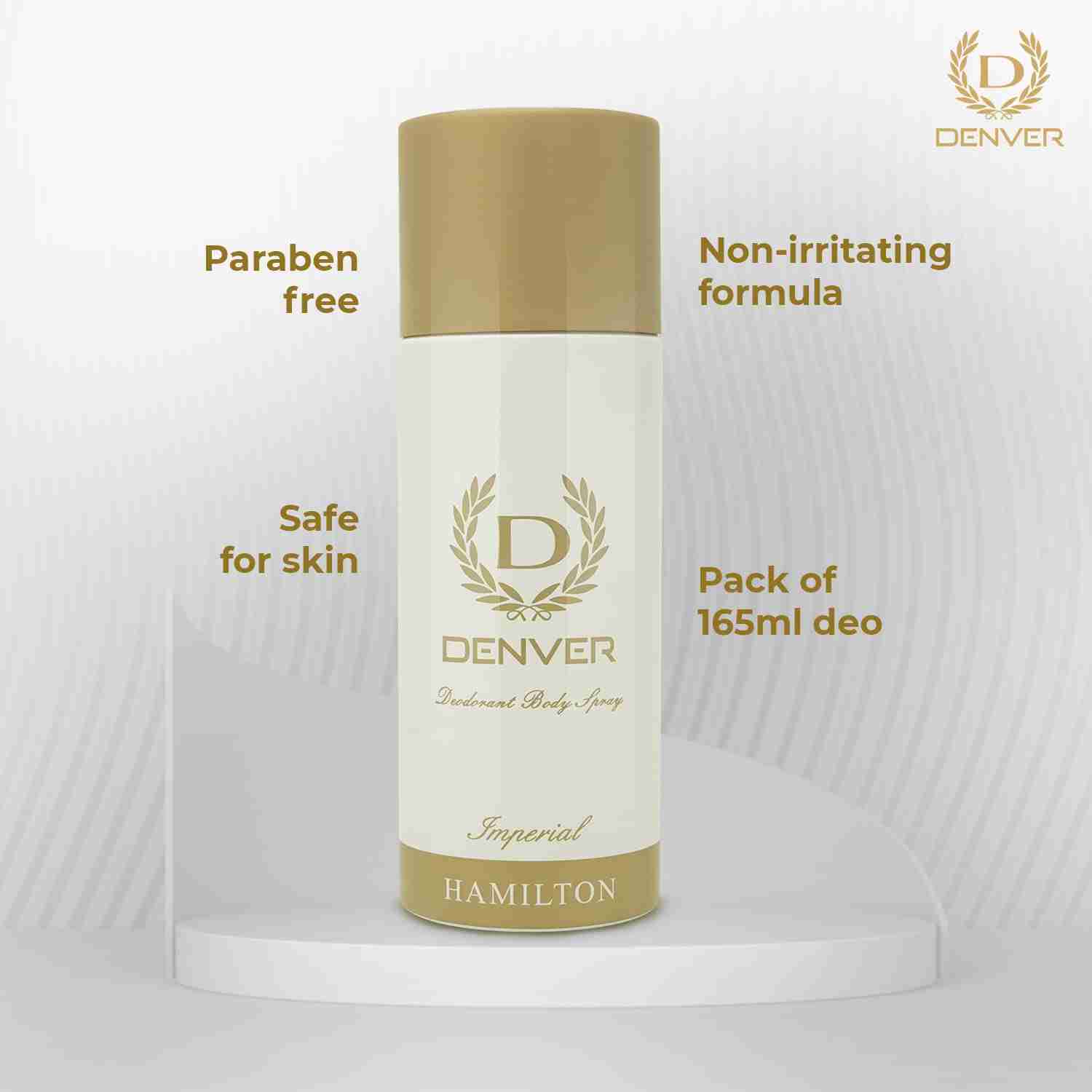 Denver Imperial Nano Body Spray - Pack of 3 Each 50 ml, FREE Gift image