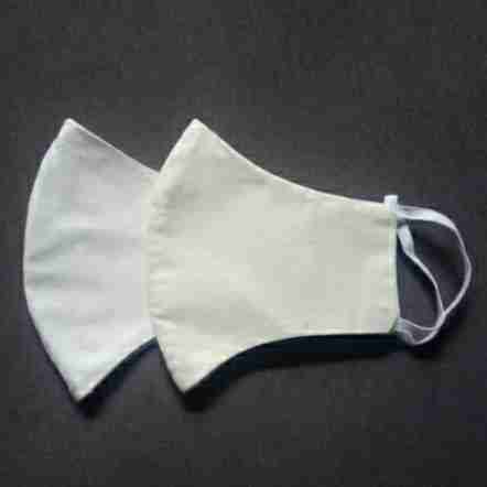 Pair of Reversible Plain Cotton Face Mask