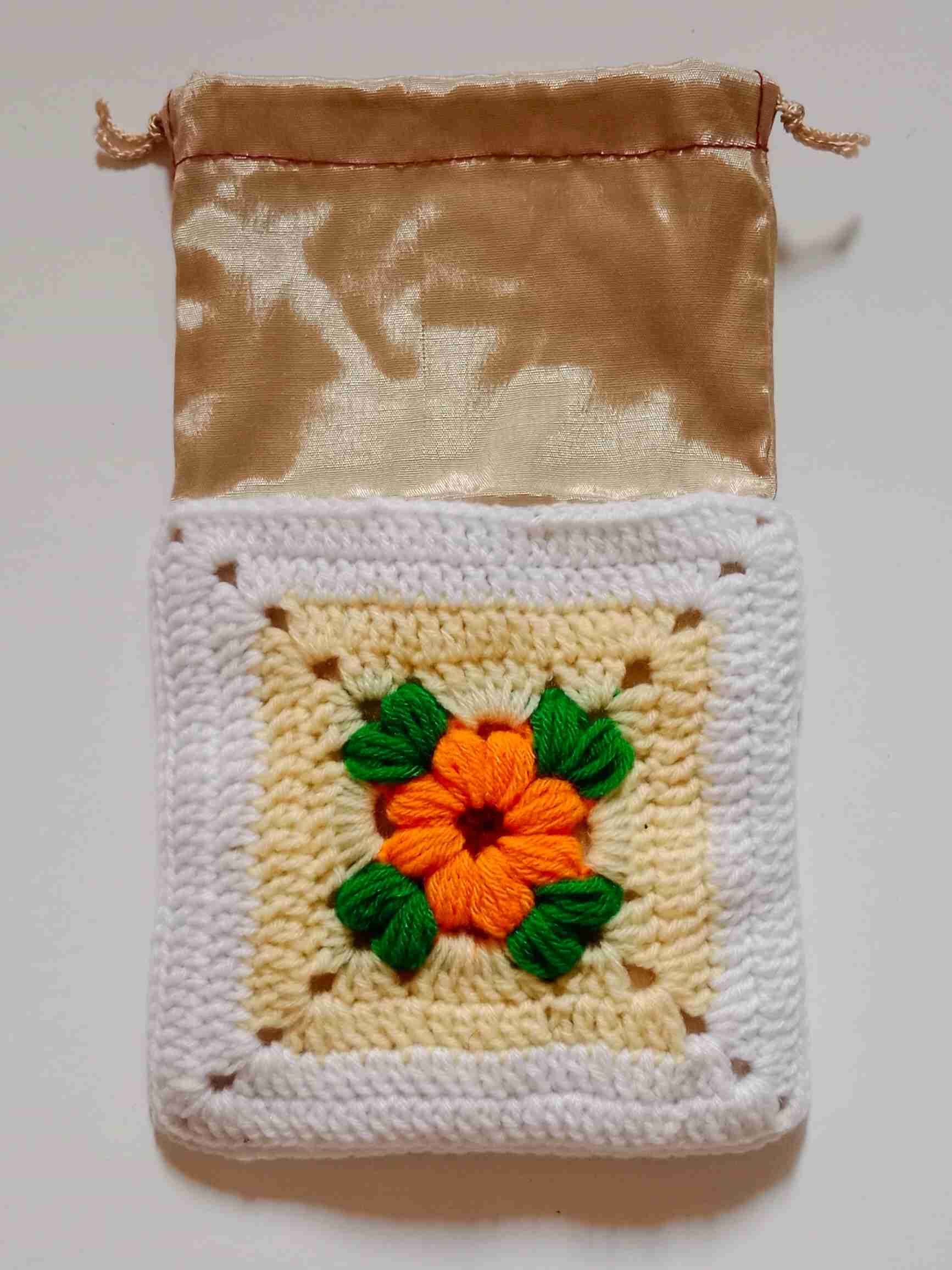 Crochet Woollen Potli Pouch