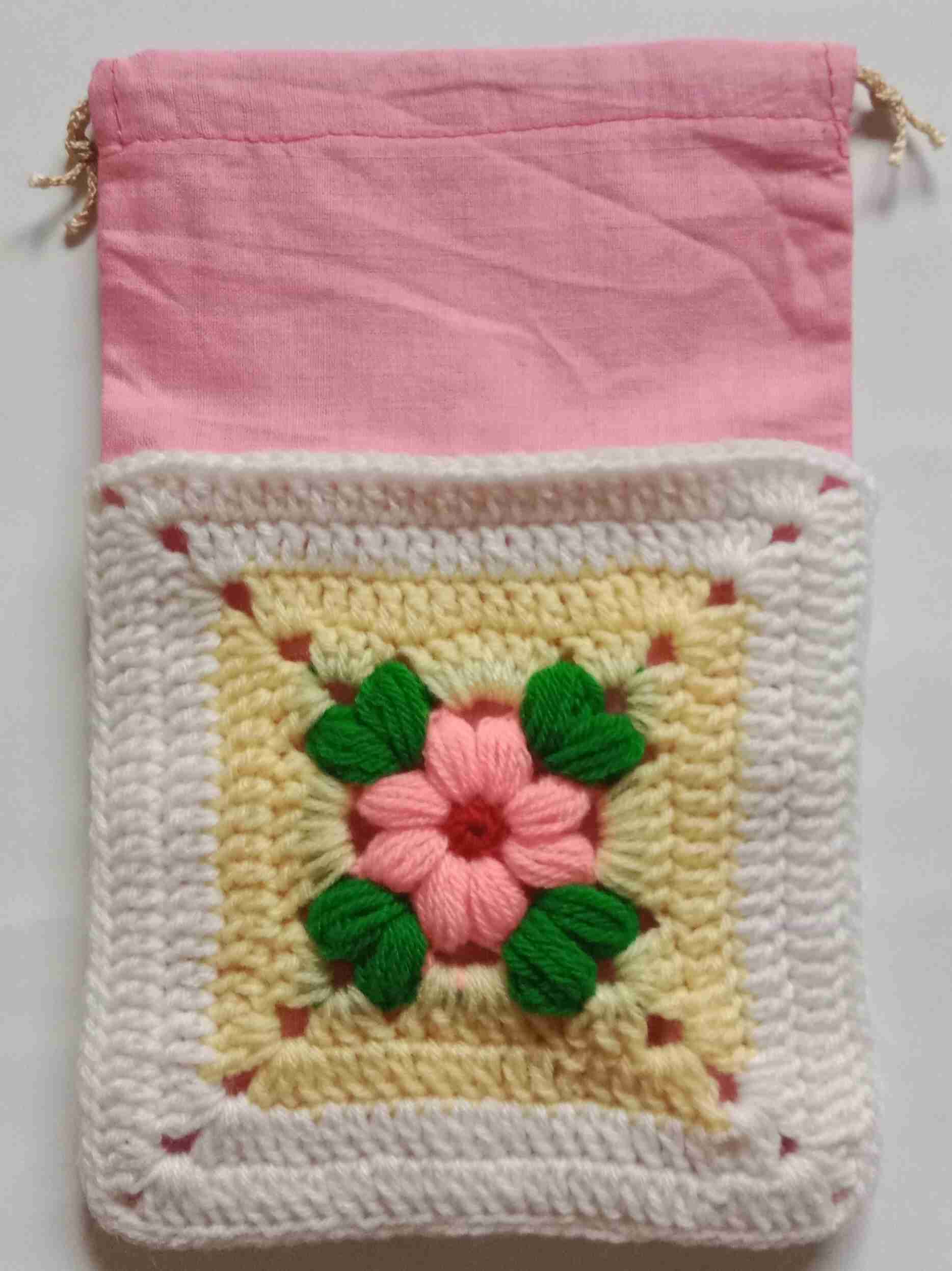 Crochet Woollen Potli Pouch