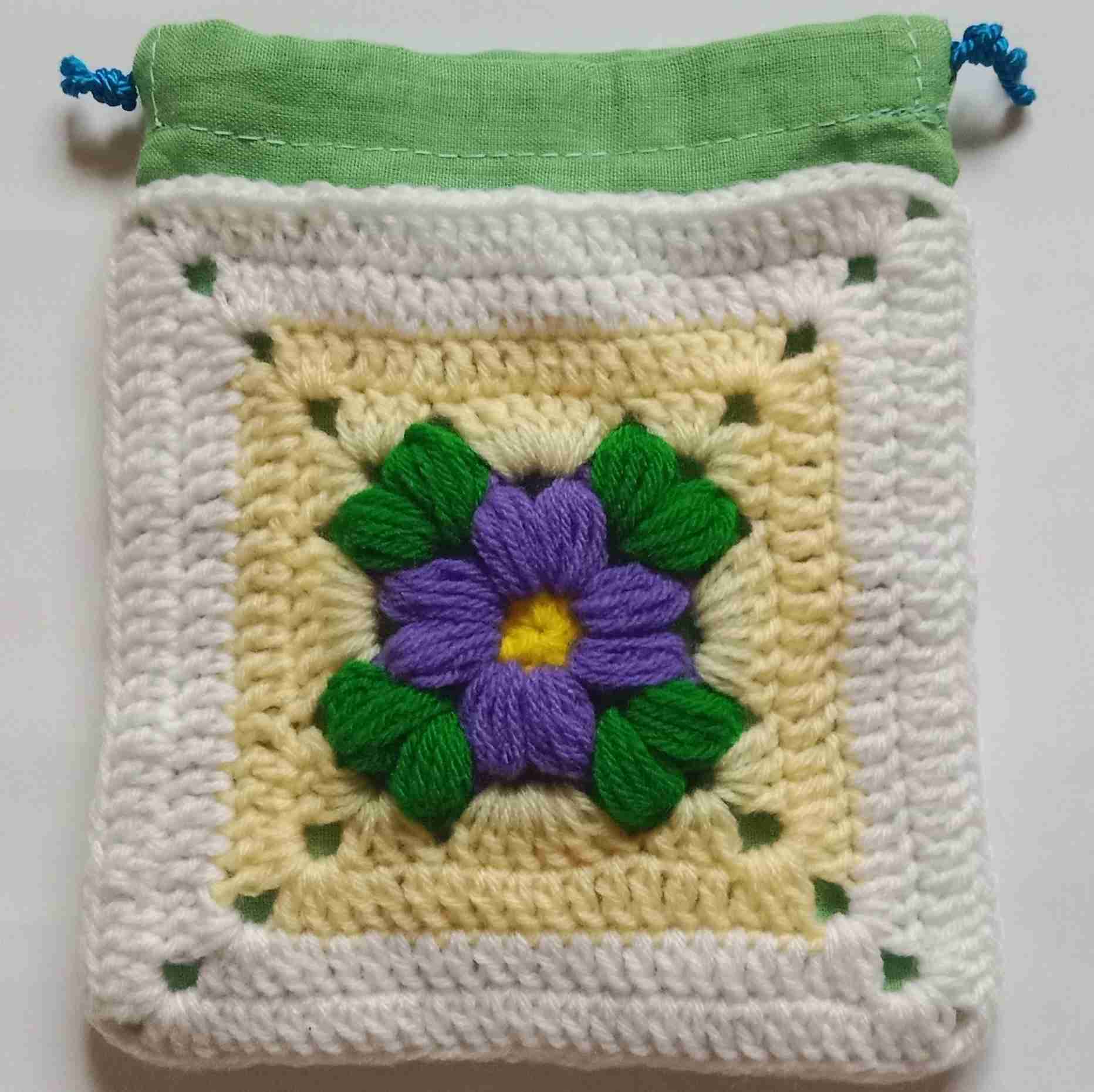 Crochet Woollen Potli Pouch