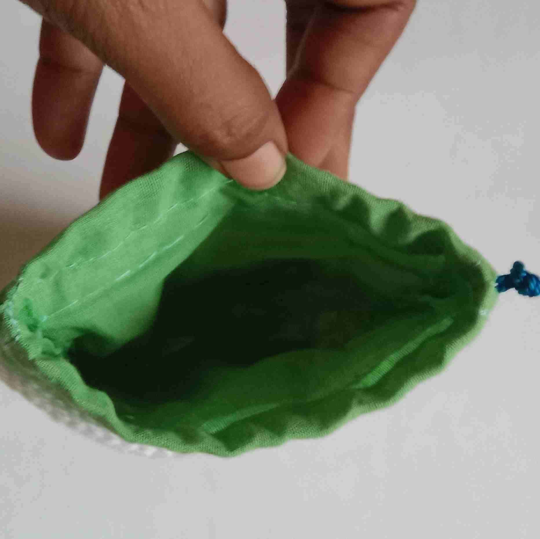 Crochet Woollen Potli Pouch image