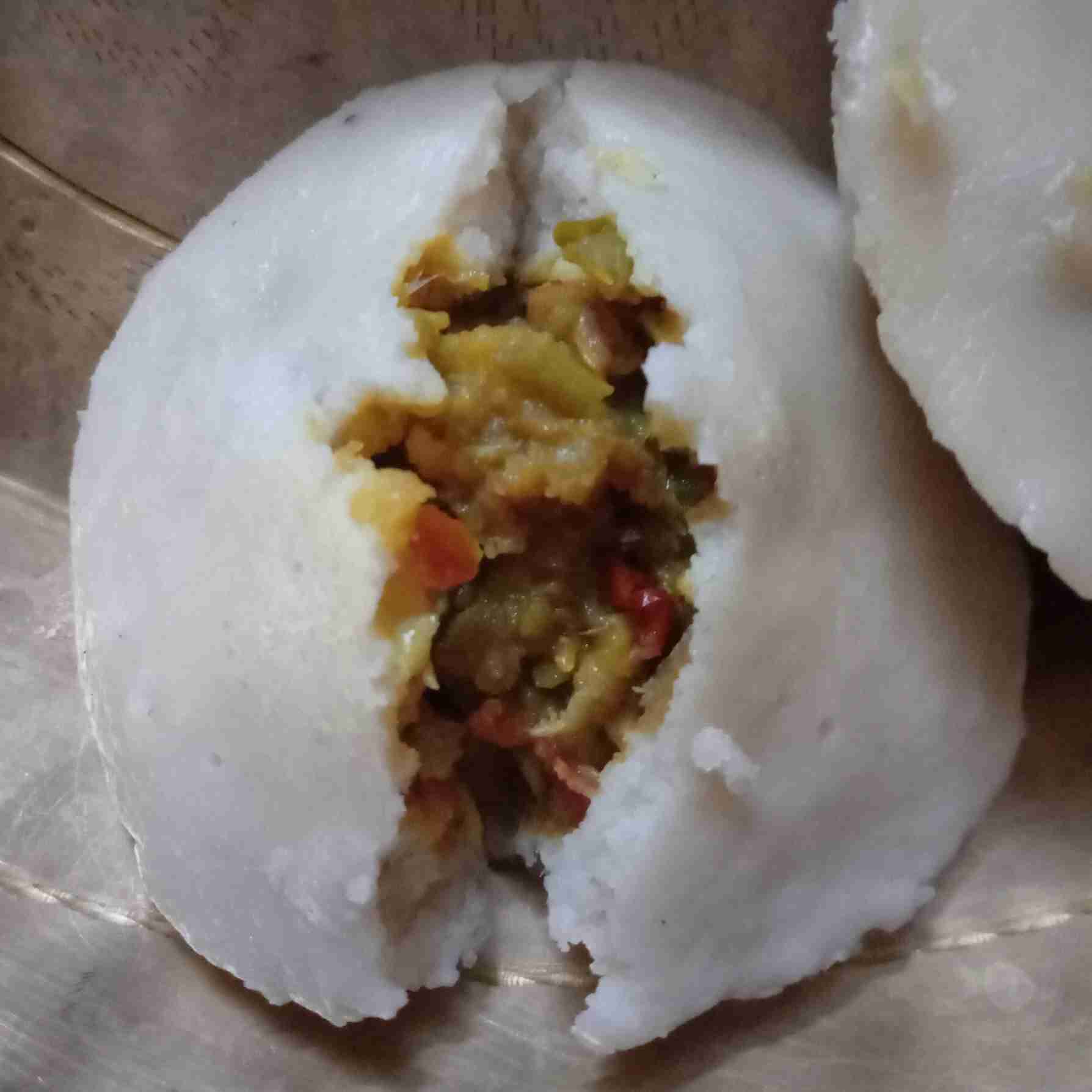Masala Aloo Stuffed Idli