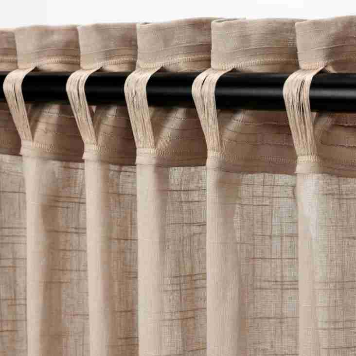 1 pc Solid Plain Curtain or Parda Stitching  image