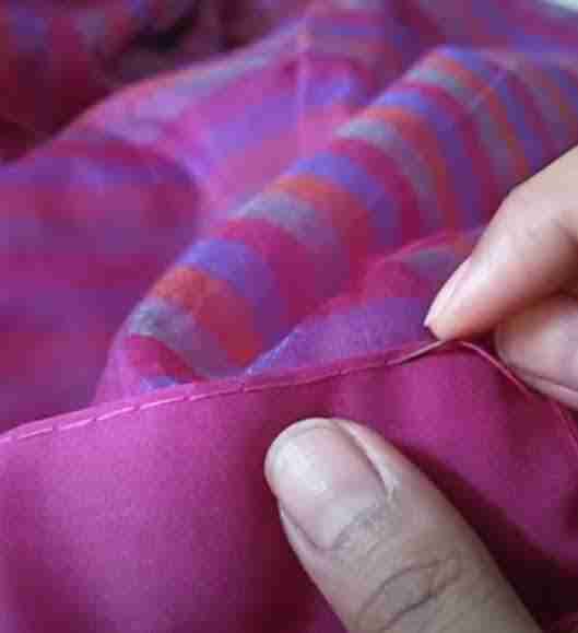 Saree Fall Hand Stitching