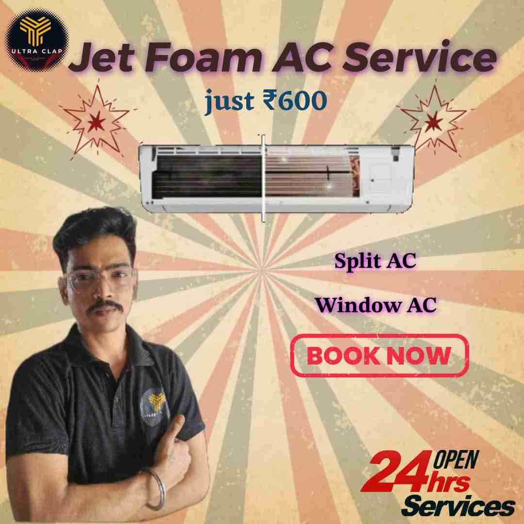 Split AC Foam Jet Service  image