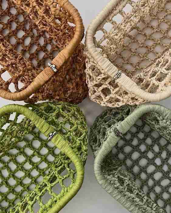 Crochet Dumpling Clutch Bag