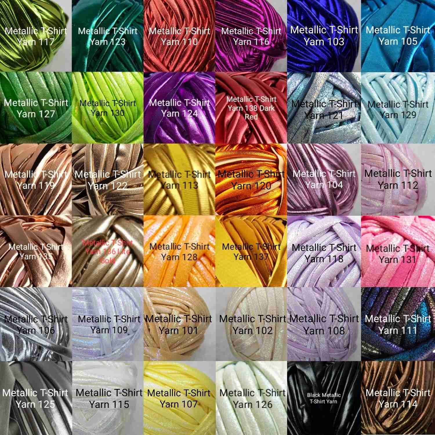 Crochet Metallic T-Shirt Yarn Fanny Bag Pack image