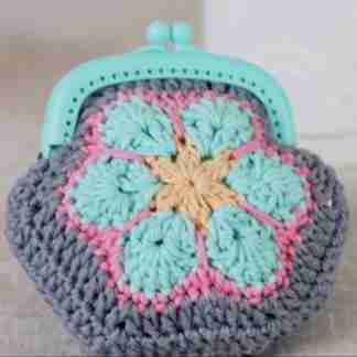 Crochet Mini Coin Clutch Purse