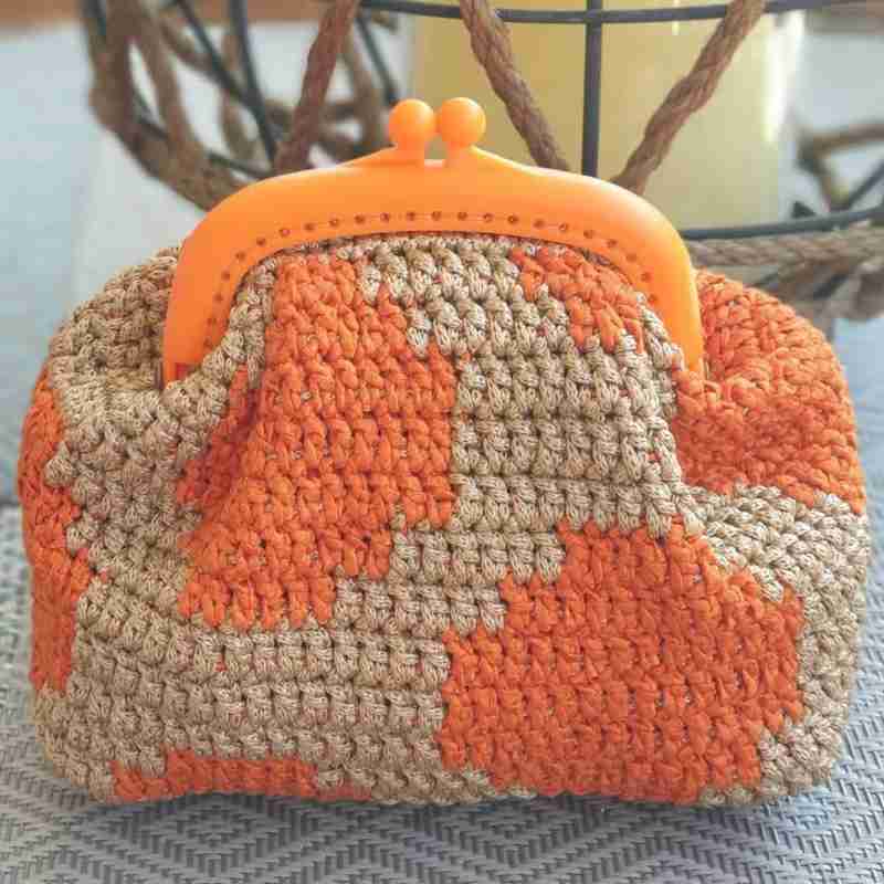 Crochet Mini Coin Clutch Purse