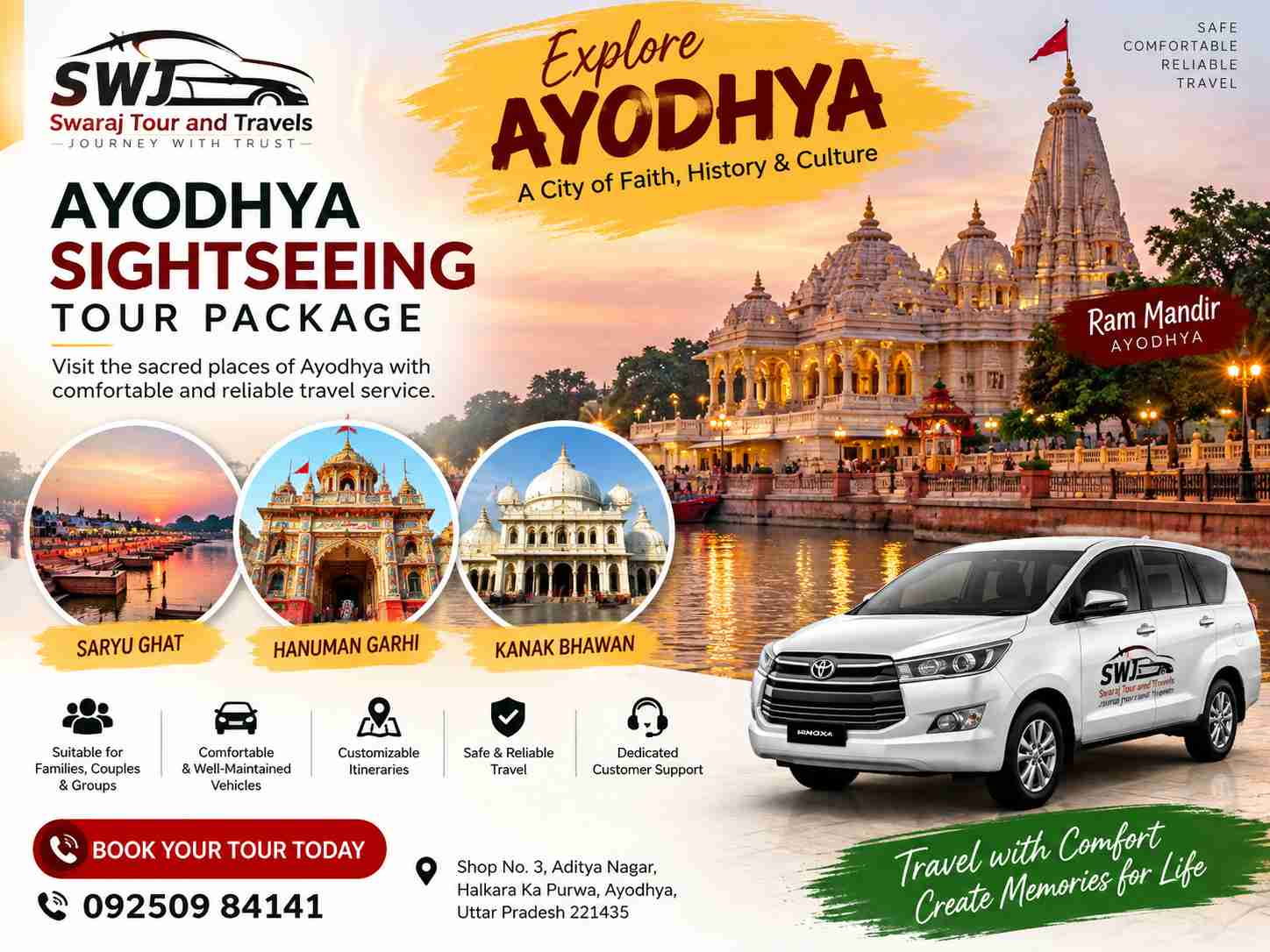 Ayodhya Sightseeing Tour Package image