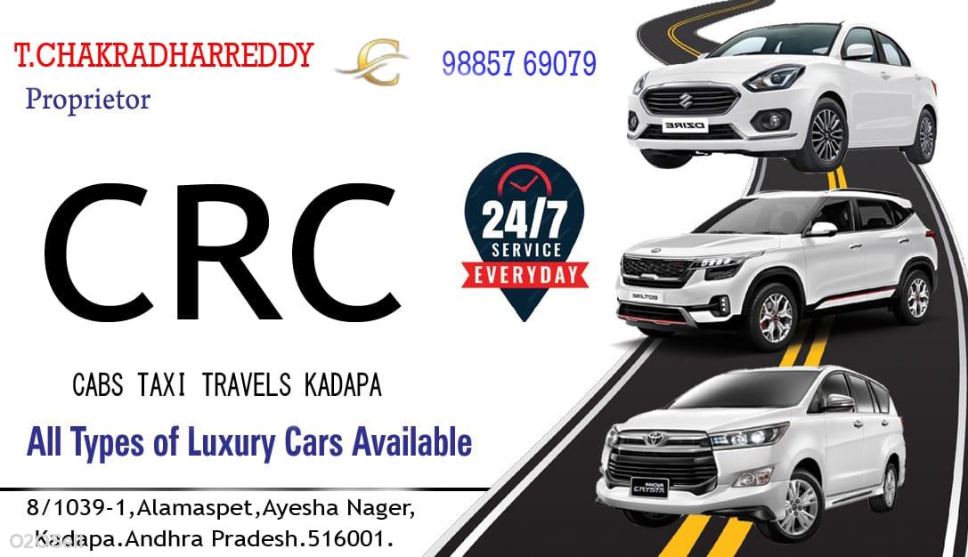 CRC Cabs Kadapa Car Rentals- 9885769079 - Cover Image