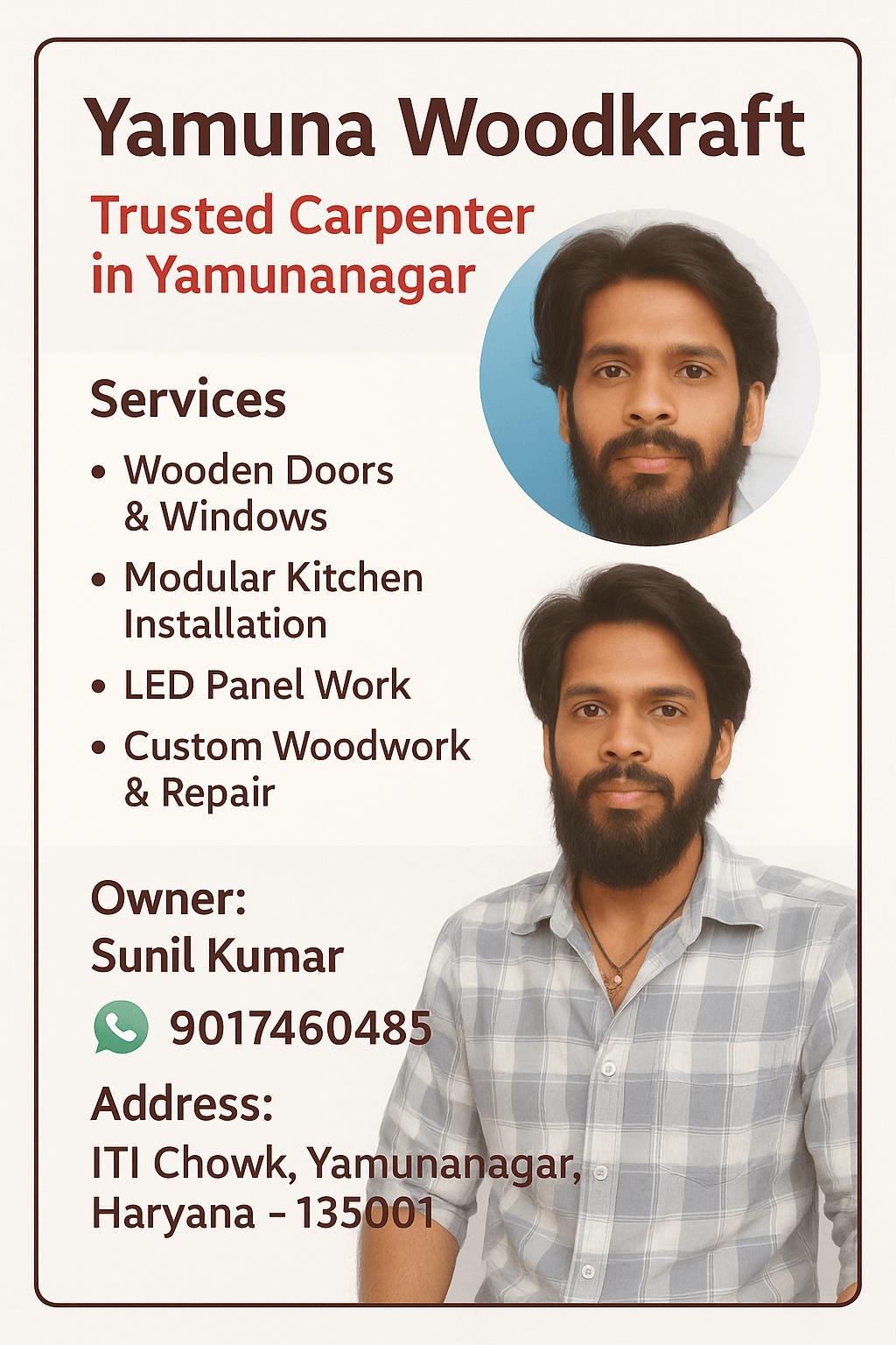 Carpenter Yamuna woodcraft  - Cover Image