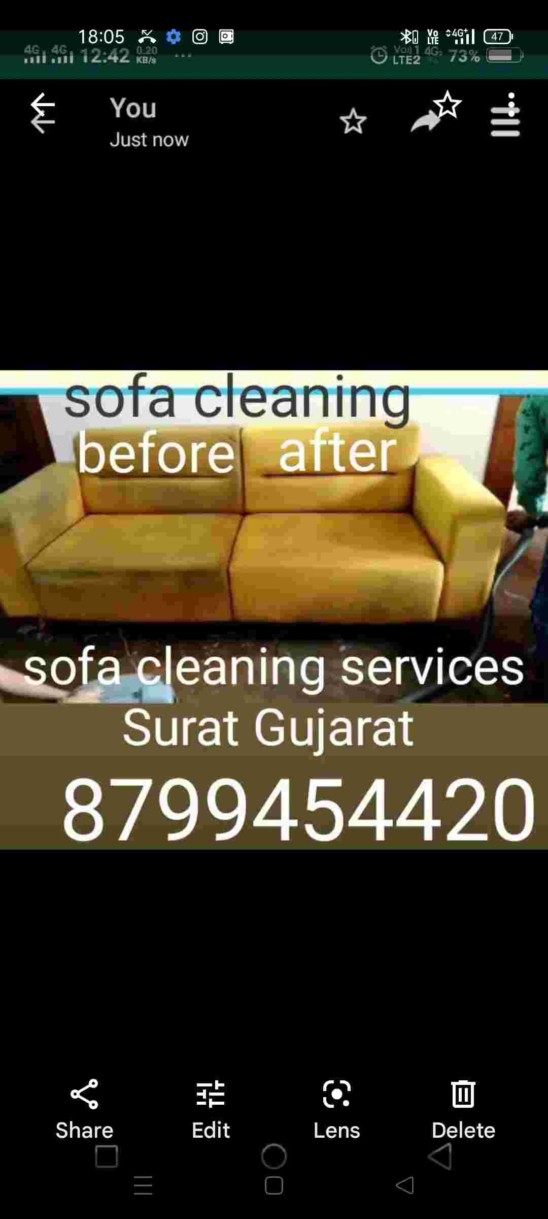 Sofa cleaning services 