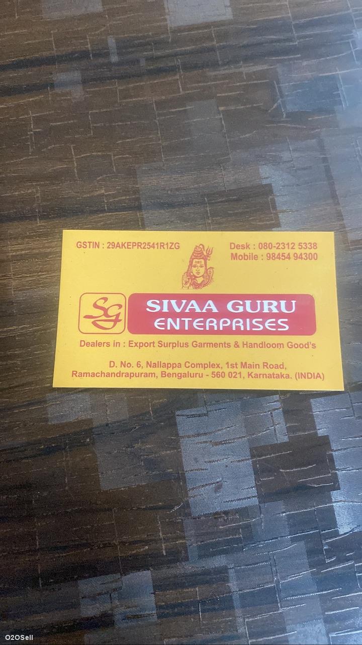 Sivaa Guru Enterprises  - Profile Image